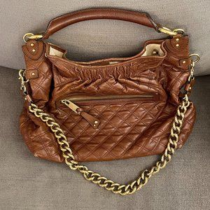 Marc Jacobs Quilted Hobo Bag with Chain and Top Handle
